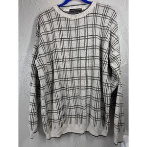 Vintage Liberty Sweater Multicolor‎ Crew Neck Mens Made In USA Cotton Size Large